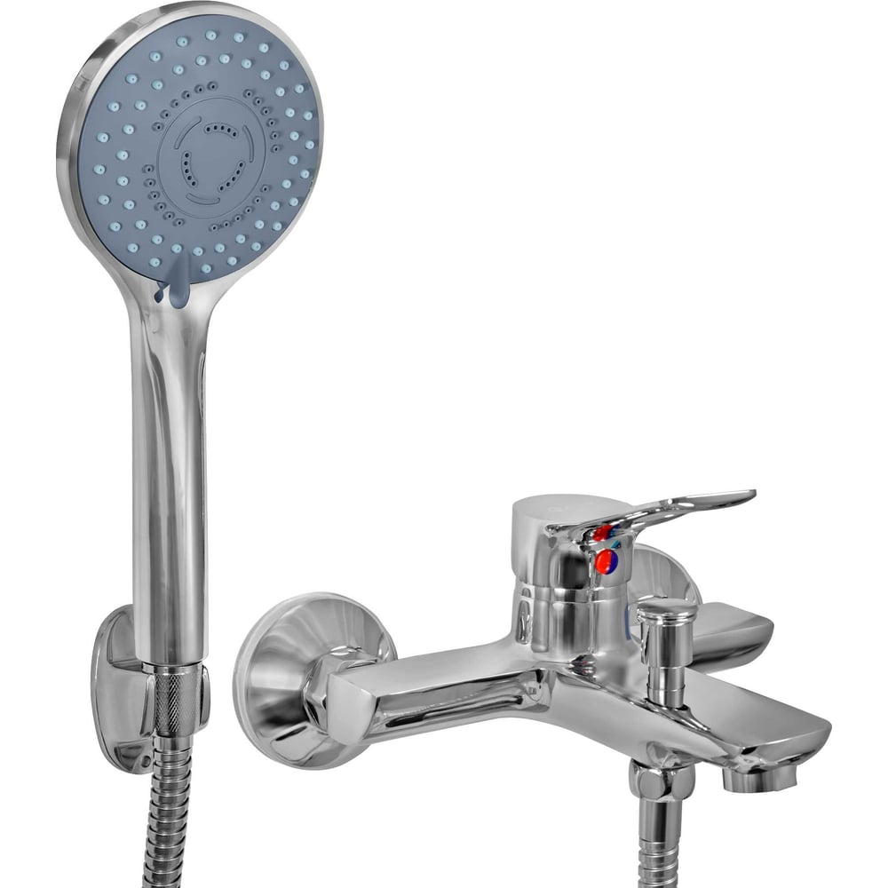 Изображение товара Одноручный смеситель для ванны Juguni JUGUNI 165 мм хром настенный с дивертором