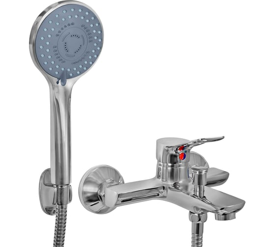 Изображение товара Смеситель для ванны Juguni одноручный литой излив 16,5 см, вытяжной дивертор, карт. 35 мм 0402.179