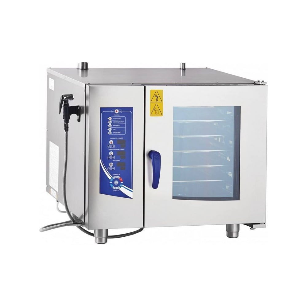 Изображение товара Пароконвектомат Abat ПКА 6-1/ 1 ВМ2 настольный профессиональный с 6 уровнями и функциями