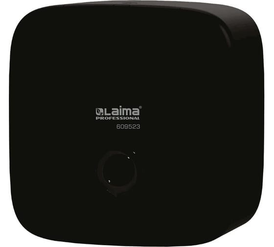 Изображение товара Диспенсер для полотенец LAIMA PROFESSIONAL PREMIUM BLACK (Система H3), черный, ABS-пластик 609523