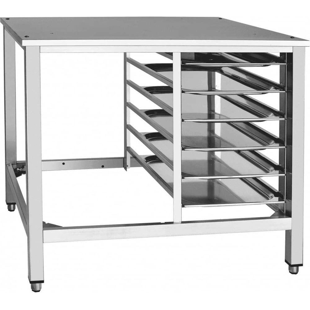 Изображение товара Стенд под пароконвектомат Abat ПК-6М нержавеющая сталь 700x840 мм