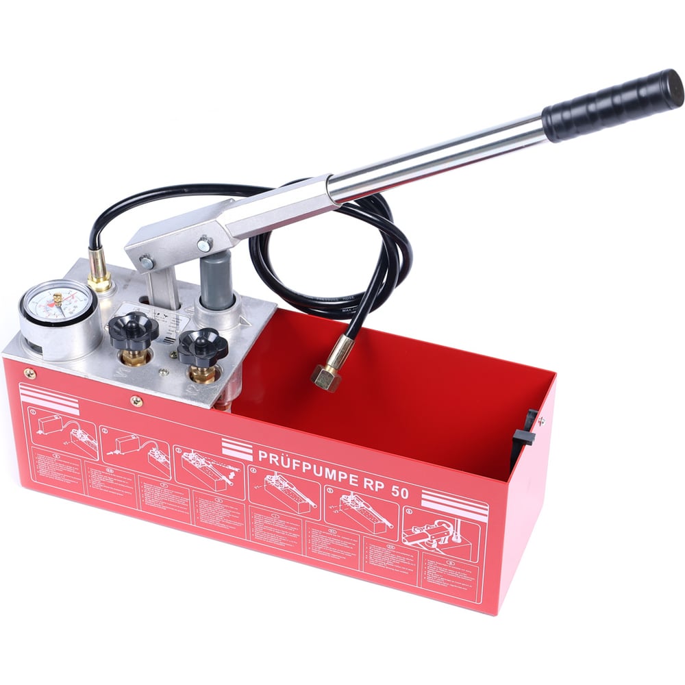 Изображение товара Насос опрессовочный REDLI RP 50 ручной для профессиональных испытаний