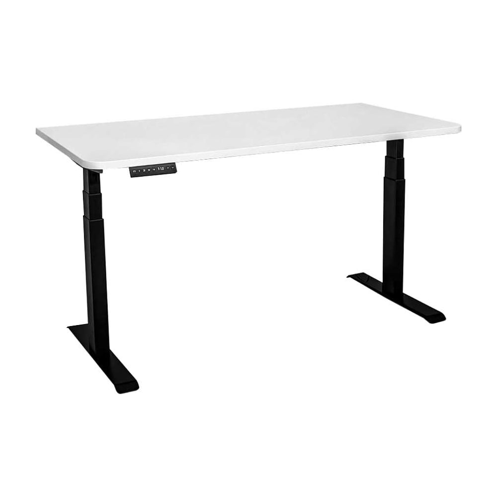 Изображение товара Стол с регулировкой высоты LuxAlto 2A3 черный белый 140x70 см