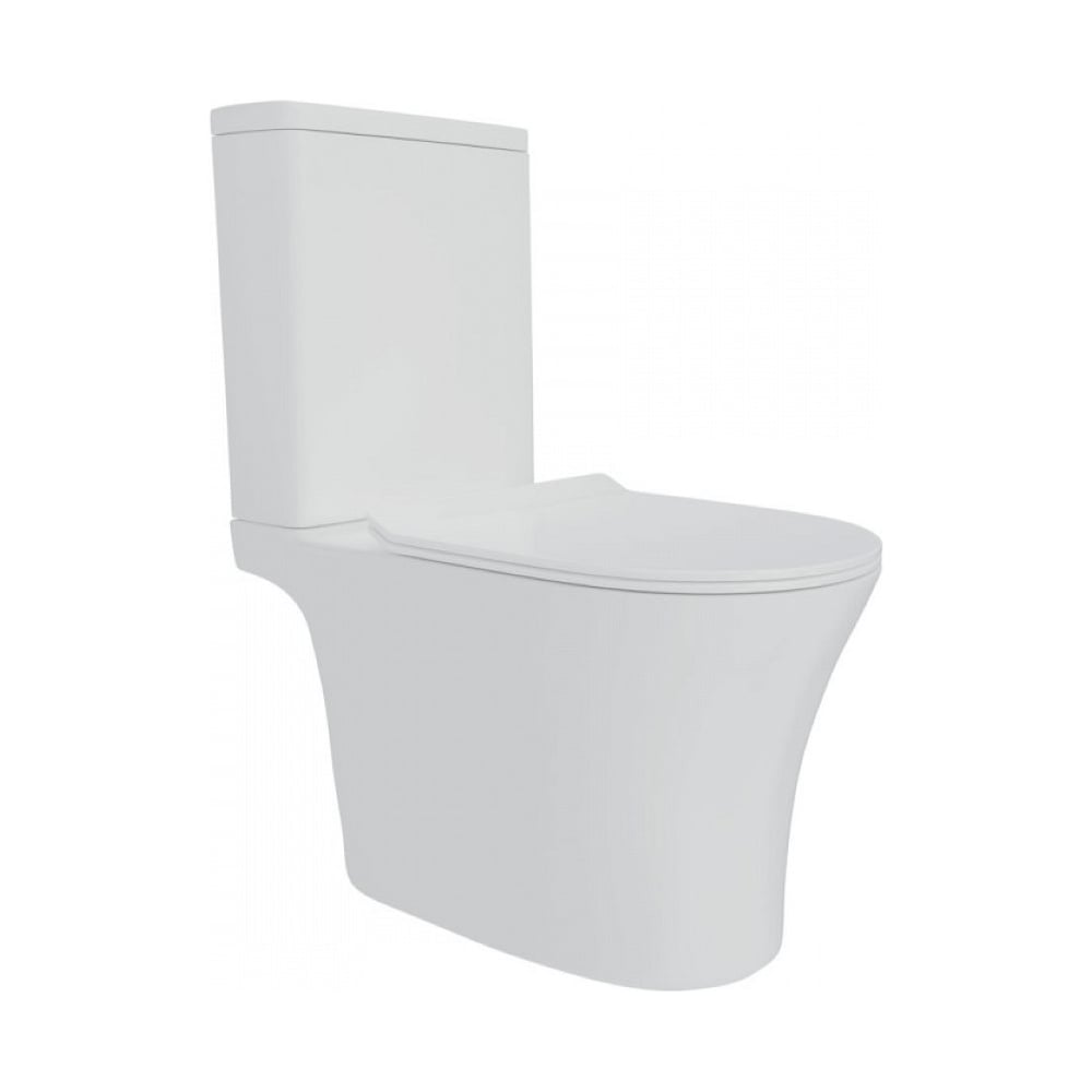 Изображение товара Крышка для бачка к унитазу Teymi K40810 белая из санфарфора