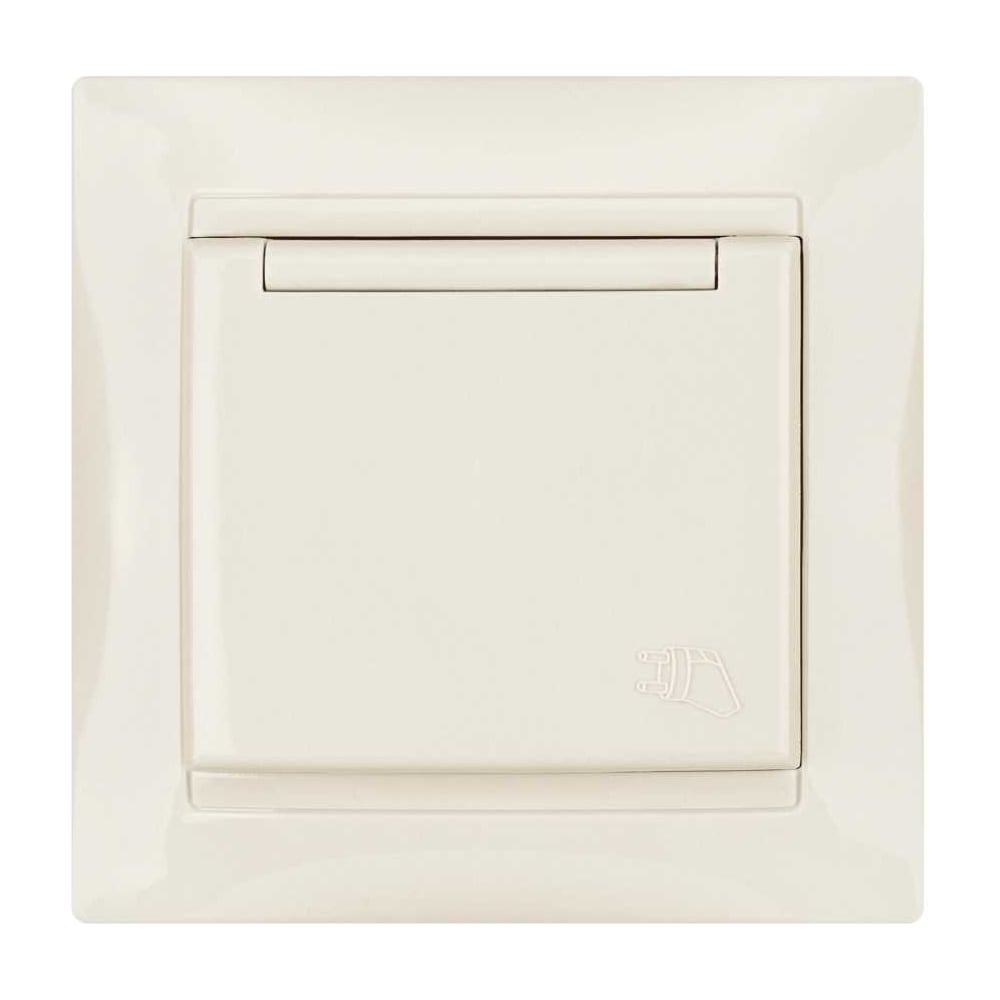 Изображение товара Розетка с защитными шторками и крышкой IP44 серия Лама TDM ELECTRIC SQ1815-0814