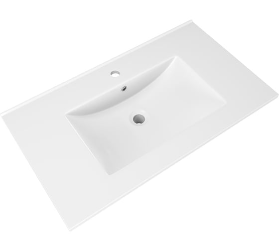 Изображение товара Мебельная раковина для ванной Teymi на тумбу с полочкой под смеситель Ritta 81 белая T51001 T51001 ЦБ-00270798