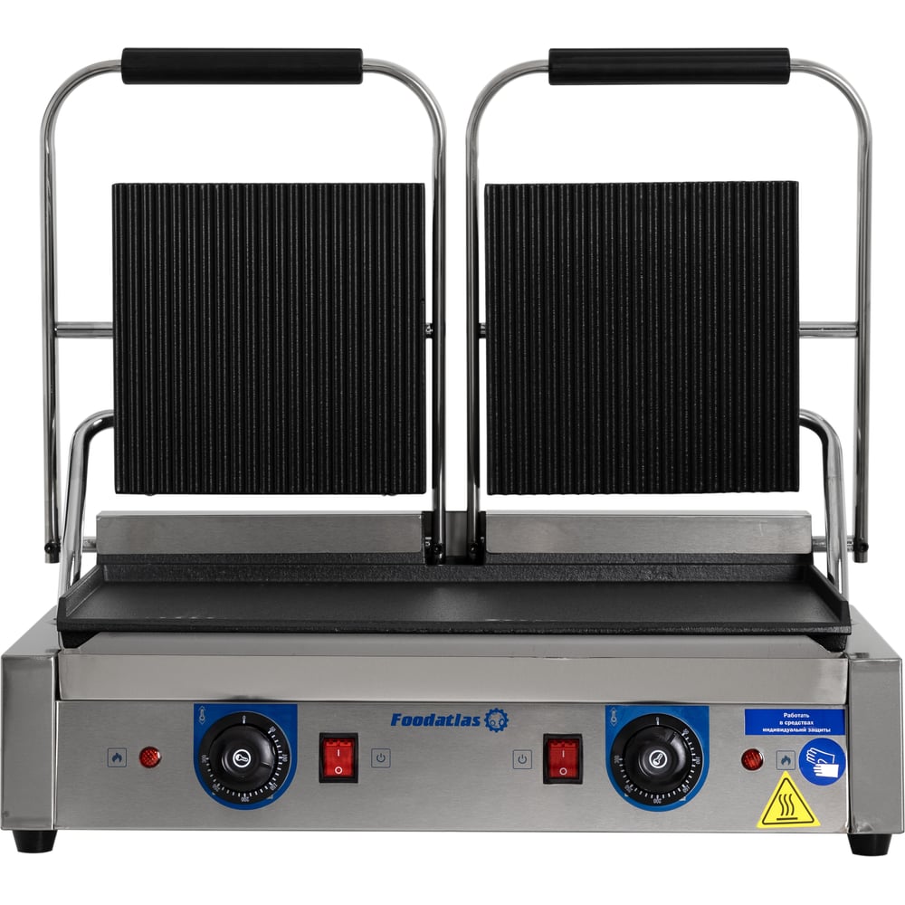 Изображение товара Контактный пресс гриль Foodatlas EG-813A мощностью 3.6 кВт для домашних и коммерческих целей