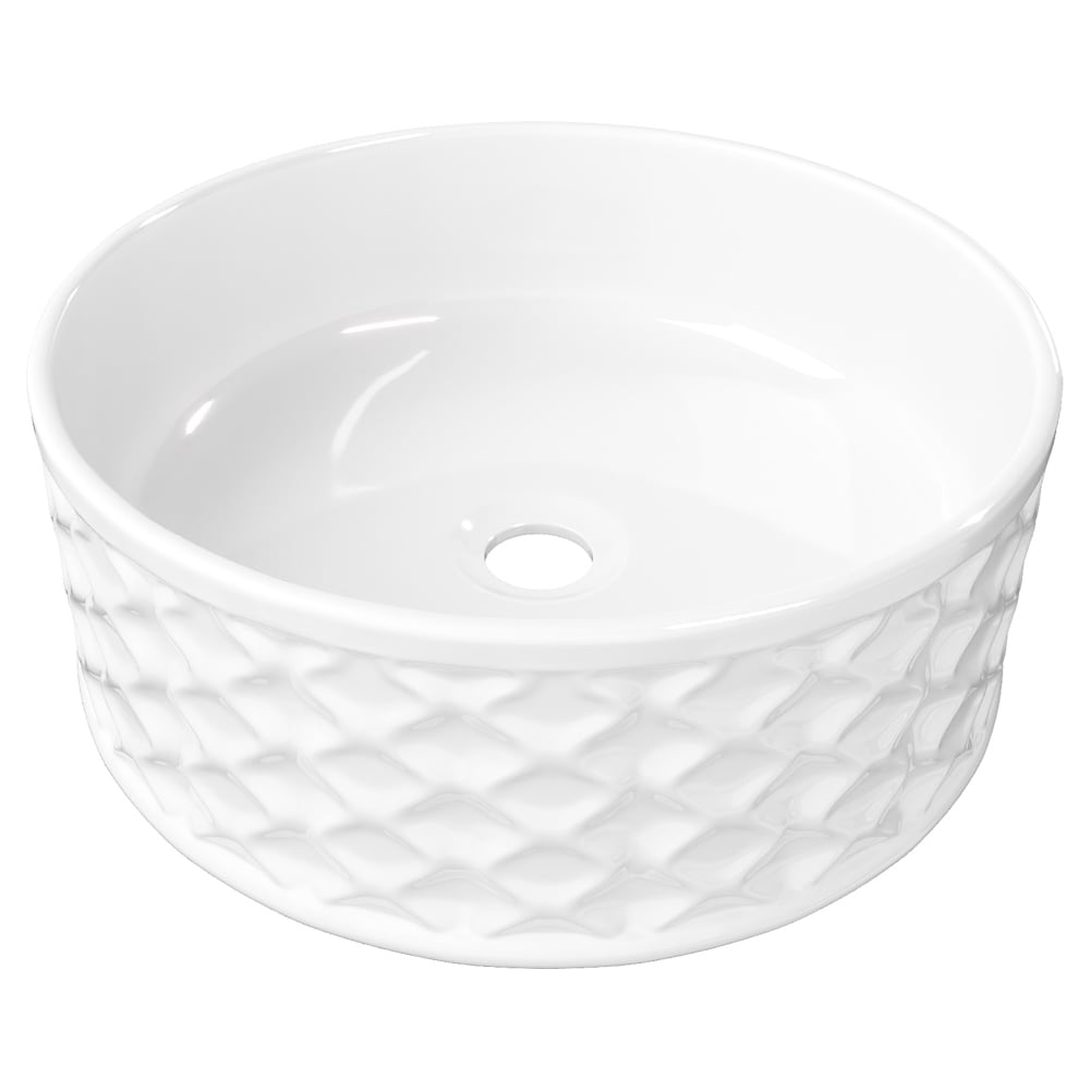 Изображение товара Раковина для ванной Teymi Martta D38 круглая накладная белая