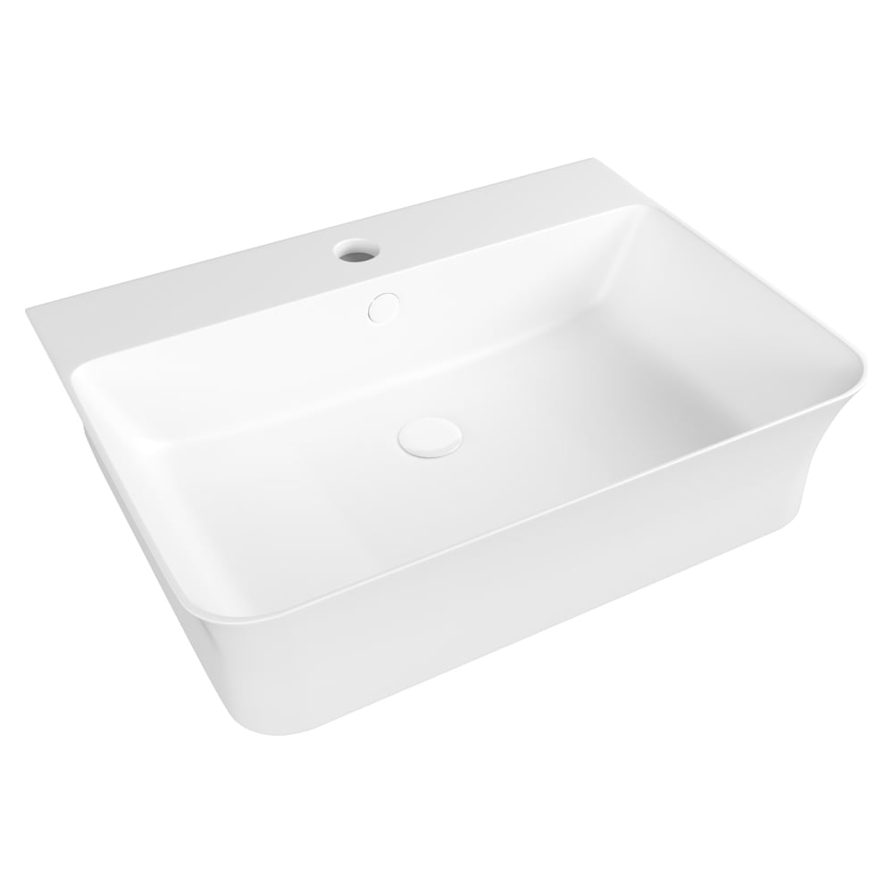 Изображение товара Накладная раковина для ванной Teymi Aina 55 белая современная модель