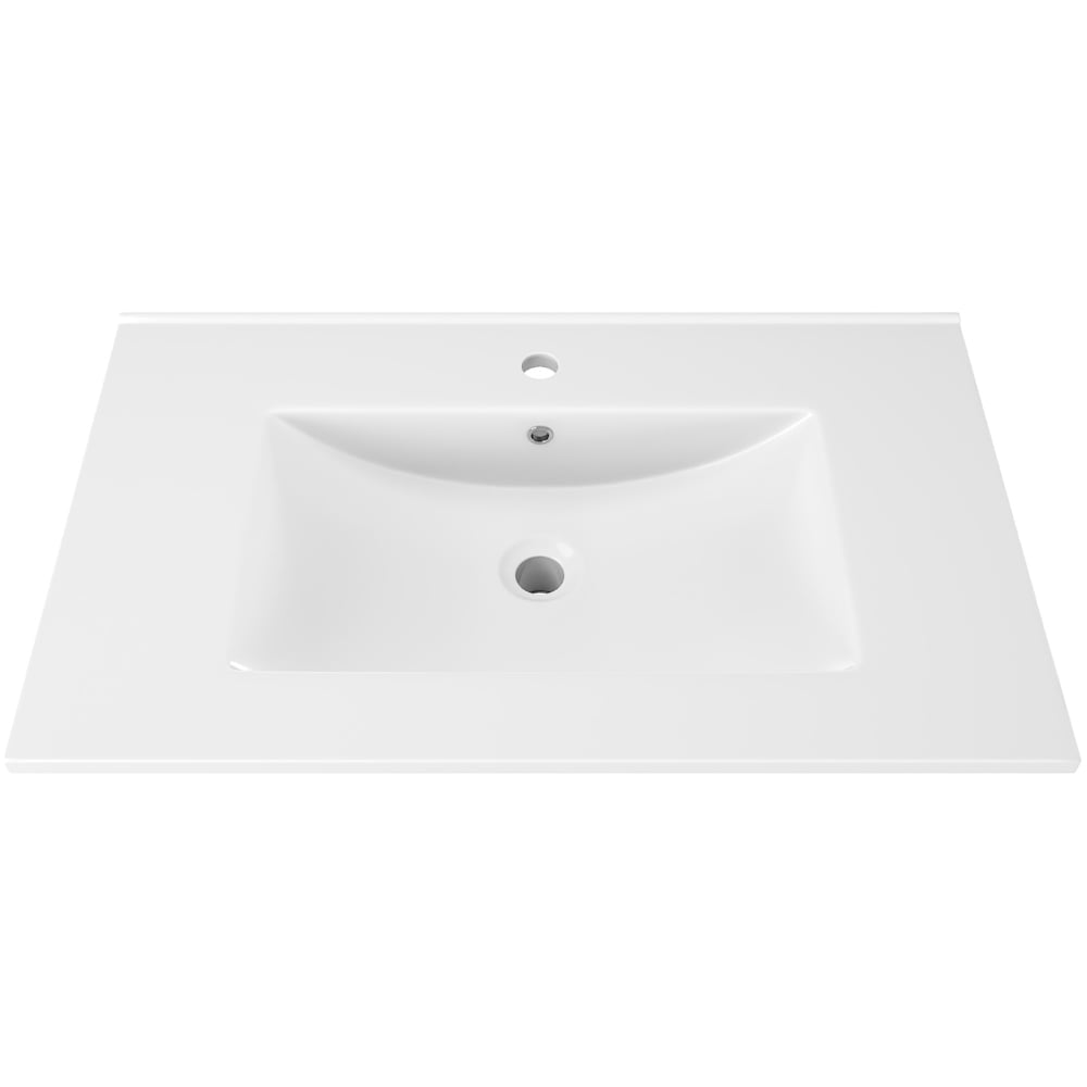 Изображение товара Мебельная раковина для ванной Teymi Ritta 75 белая санфарфор современный стиль