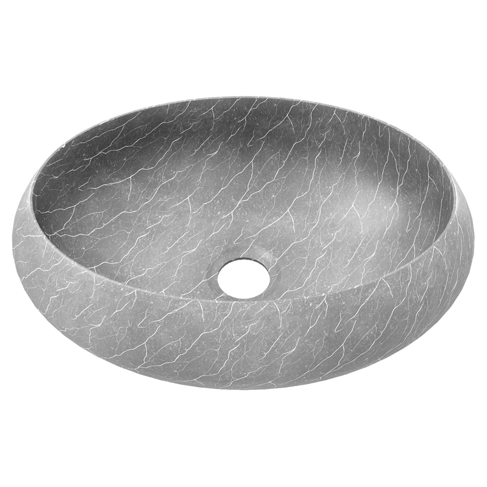 Изображение товара Накладная раковина для ванной Teymi Laina 48 мрамор серый матовый