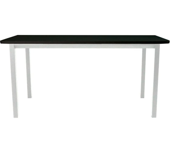 Изображение товара Стол офисный LuxAlto ST45 белый/ ЛДСП черный, 160x70 34526