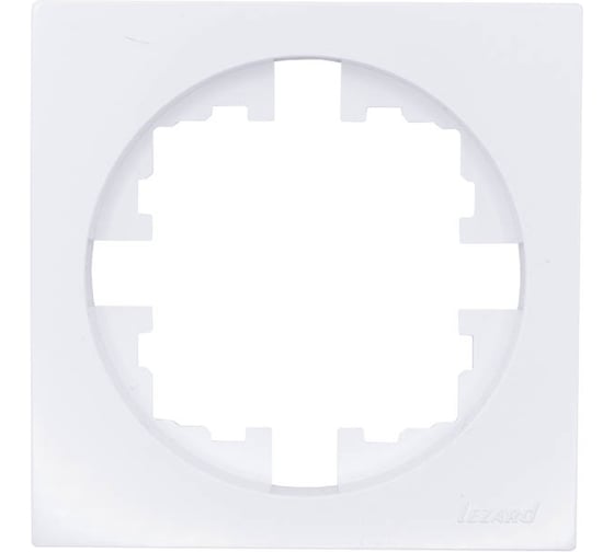 Изображение товара Рамка 1-ая Lezard OSEN без вставки, белая, упаковка 20 шт 743-0200-146