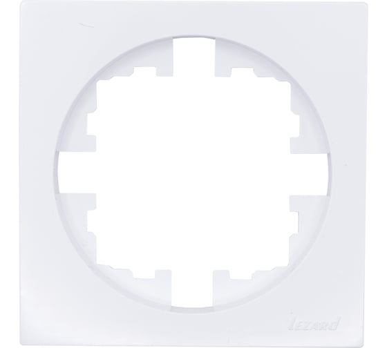Изображение товара Рамка 1-ая б/вст белая (упаковка 20 шт) Lezard OSEN, шт 743-0200-146