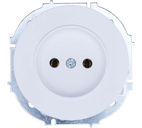 Изображение товара Розетка Lezard OSEN без заземления, ПБТ, белая, упаковка 10 шт 743-0288-121B