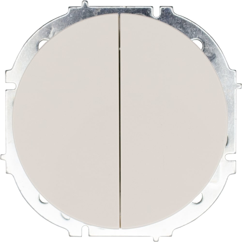 Изображение товара Выключатель двойной Lezard OSEN слоновая кость 2 клавиши IP20