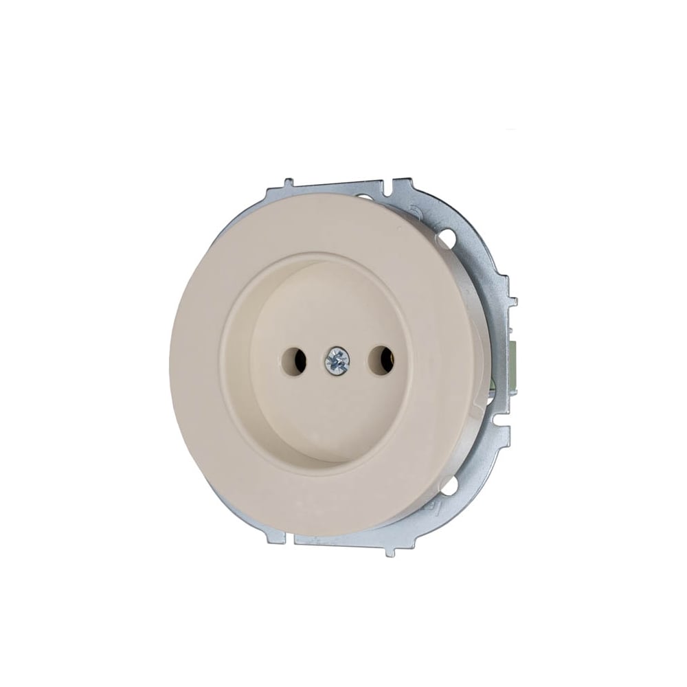 Изображение товара Розетка Lezard OSEN без заземления 1 пост, IP20, слоновая кость, упаковка 10 шт