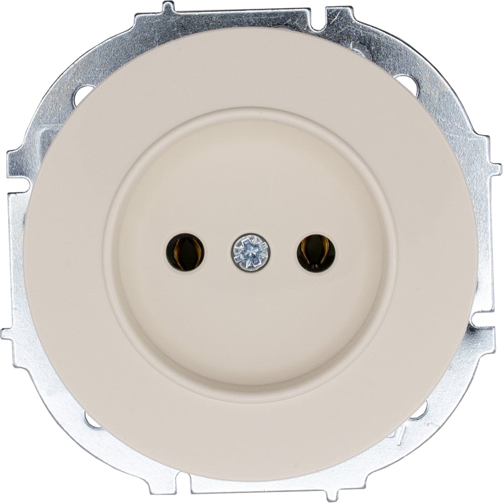 Изображение товара Розетка Lezard OSEN без заземления 1 пост, IP20, слоновая кость, упаковка 10 шт