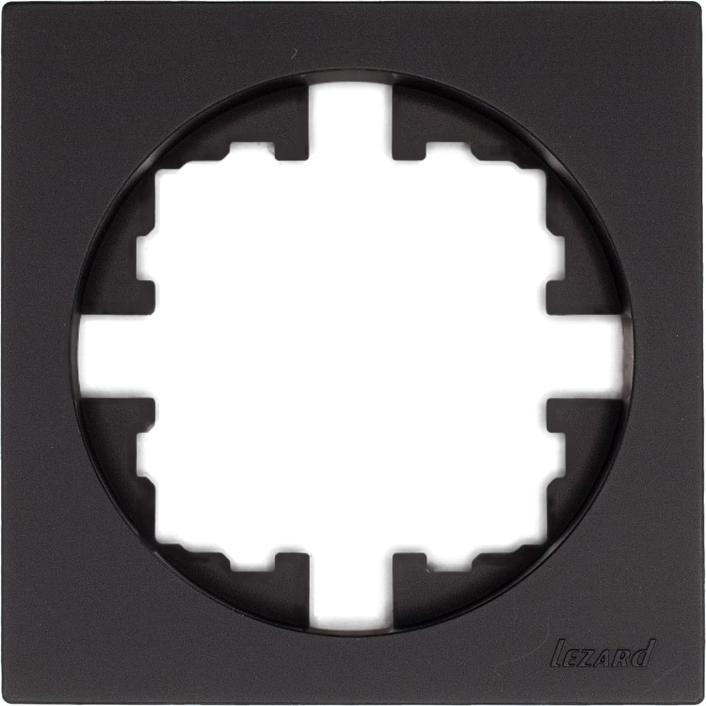 Изображение товара Рамка 1-ая Lezard OSEN без вставки, черный бархат, упаковка 20 шт