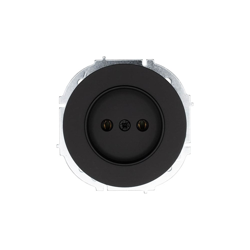 Изображение товара Розетка Lezard OSEN без заземления черный бархат 10 шт