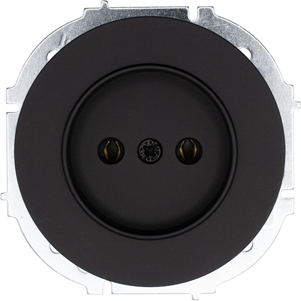 Изображение товара Розетка Lezard OSEN без заземления черный бархат 10 шт