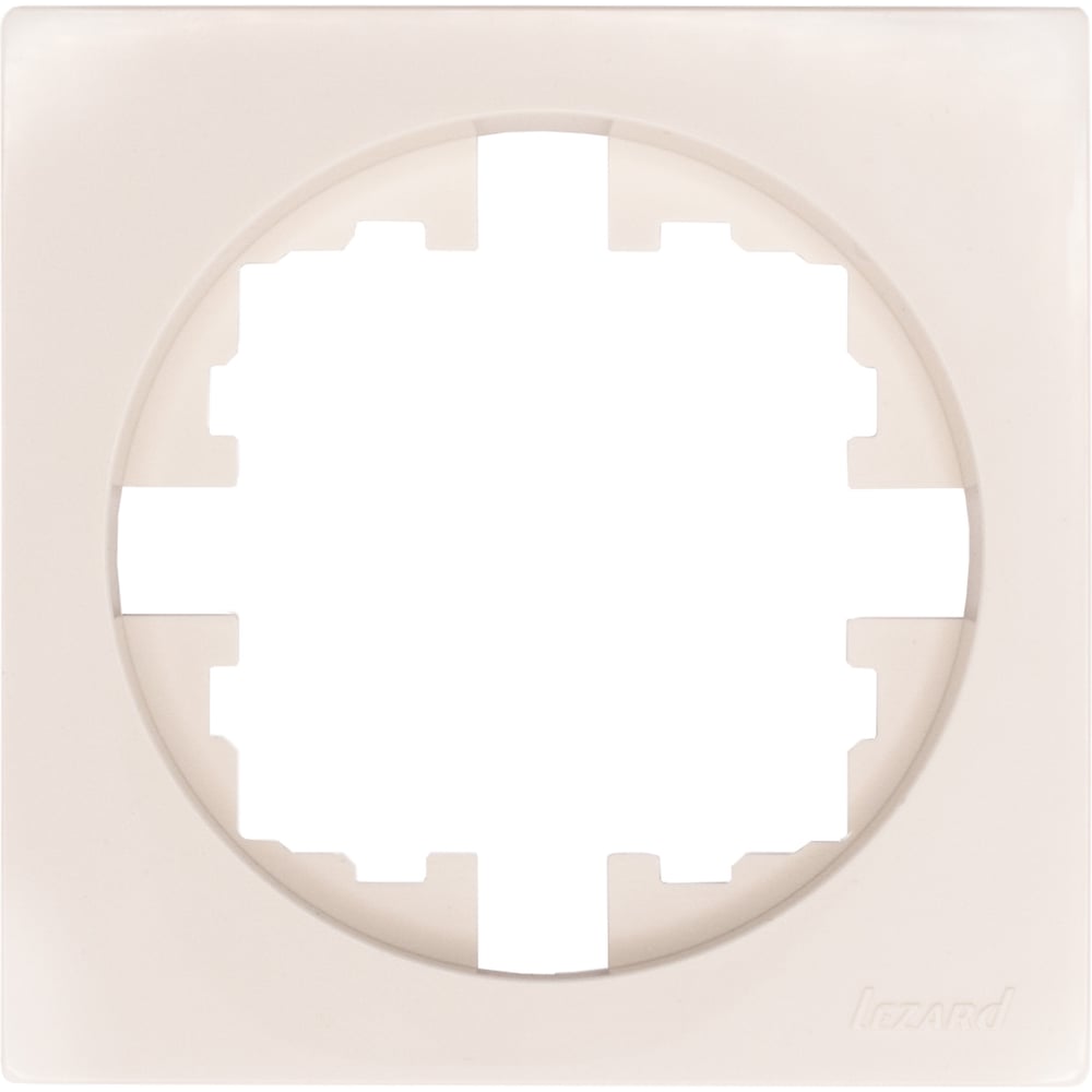 Изображение товара Рамка 1-ая Lezard OSEN без вставки слоновая кость упаковка 20 шт