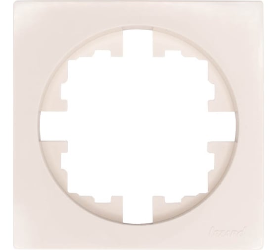 Изображение товара Рамка 1-ая Lezard OSEN без вставки, слоновая кость, упаковка 20 шт 743-9000-146