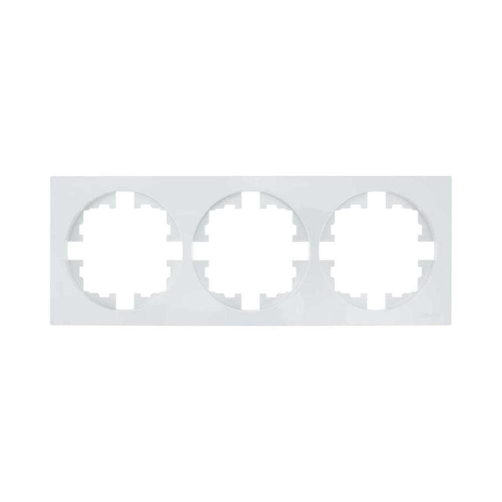 Изображение товара Рамка 3-я Lezard OSEN без вставки белая упаковка 10 шт