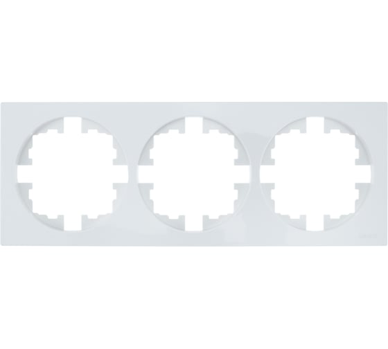 Изображение товара Рамка 3-ая б/вст белая (упаковка 10 шт) Lezard OSEN 743-0200-148