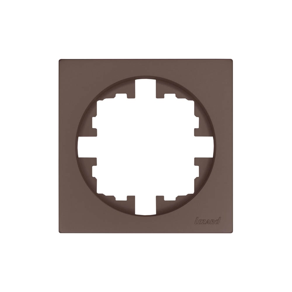 Изображение товара Рамка 1-ая Lezard OSEN без вставки шоколад 20 шт для электромонтажа