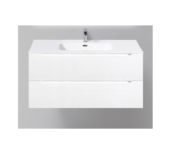 Изображение товара Подвесная база под раковину BelBagno ETNA-1000-2C-SO-BL-P Bianco Lucido