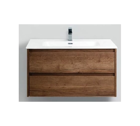 Изображение товара Подвесная база под раковину BelBagno KRAFT-900-2C-SO-RT Rovere Tabacco