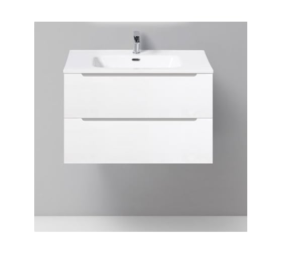 Изображение товара Подвесная база под раковину BelBagno ETNA-800-2C-SO-BL-P Bianco Lucido