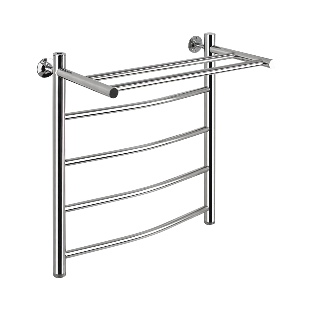 Изображение товара Полотенцесушитель КЛАССИК-ДУГА с ПОЛКОЙ Санакс 500х600 мм, труба - 1 x 2 мм, нержавеющая сталь, полированная кп5060