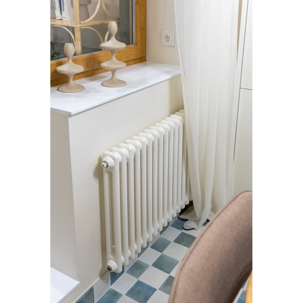 Изображение товара Трубчатый радиатор ТЕПЛОФОРТ ТР3037-14 14 секций, белый глянец, боковое подключение