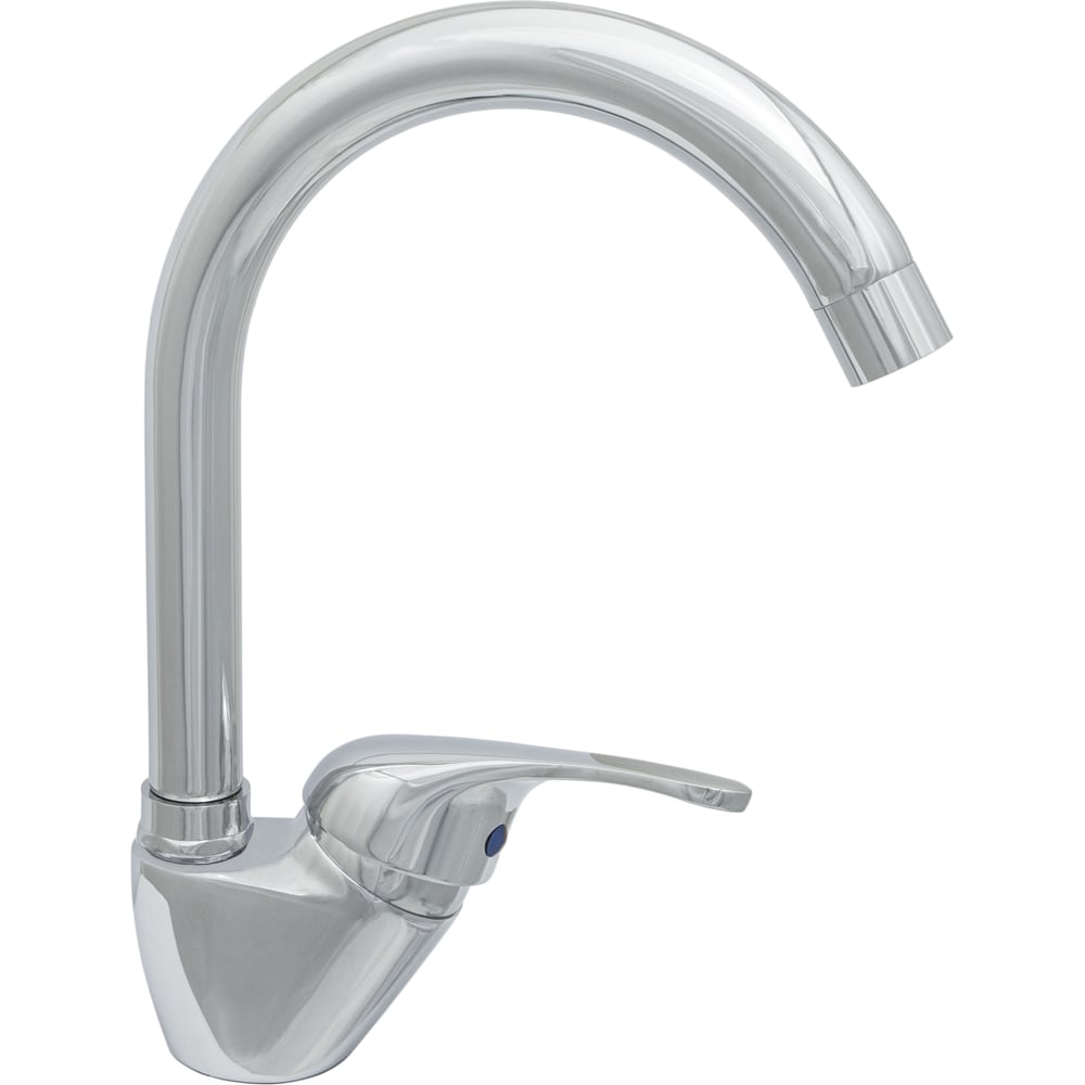 Изображение товара Однорычажный смеситель утка ЦС СМ 27/2 ЭКО D35 хром для кухни