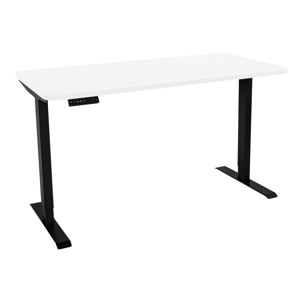 Изображение товара Стол с регулировкой высоты LuxAlto 2AR2 черный белый 120x60 см современный письменный стол