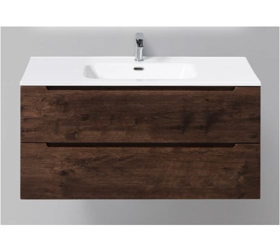 Изображение товара Подвесная база под раковину BelBagno ETNA-1000-2C-SO-RW-P Rovere Moro