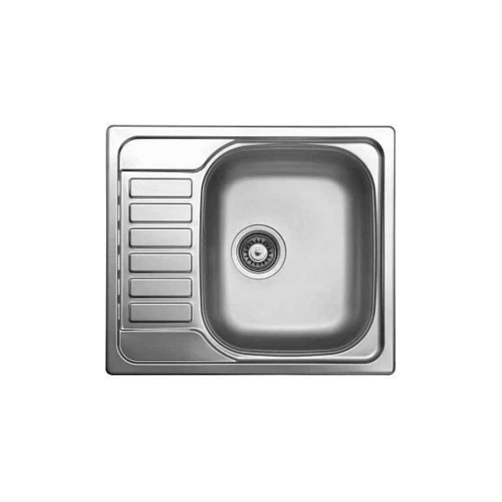 Изображение товара Мойка Maidsinks LS5848-M из нержавеющей стали прямоугольная с крылом, врезная, глянцевая