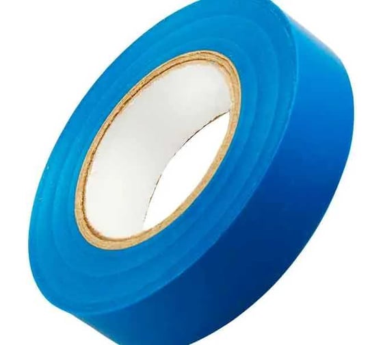 Изображение товара Изолента ООО ПКФ Сварком ПВХ, синяя 20м 19 мм, 2шт СанТех s042048