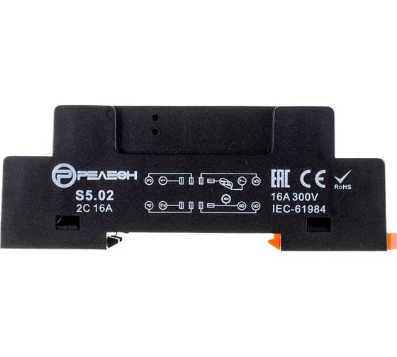 Изображение товара Розетка для реле Релеон RP5.31, RP5.32 и модуля PM8, S502