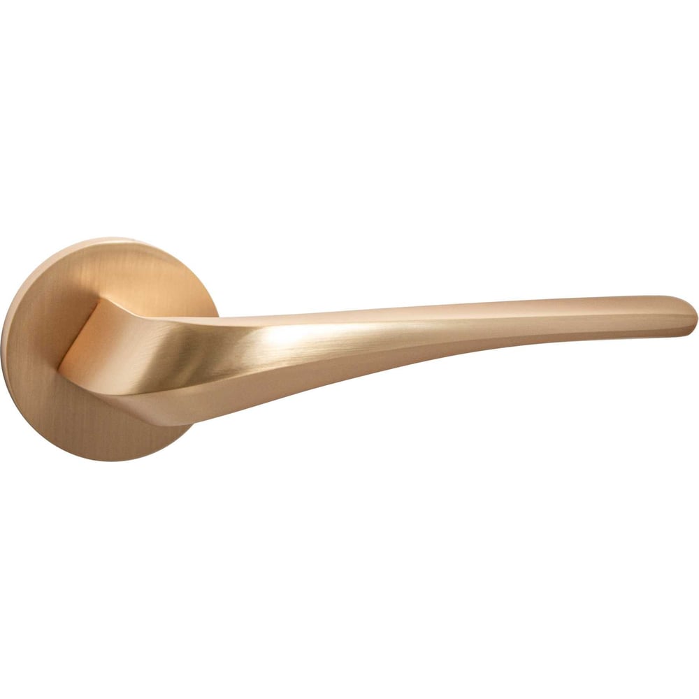 Изображение товара Ручка дверная AJAX R.JSR51.ROCKET сатинированное золото круглая для межкомнатных дверей