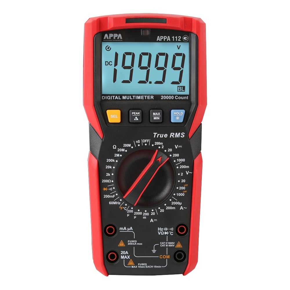 Изображение товара Мультиметр APPA 112 профессиональный цифровой с True RMS и функциями измерения