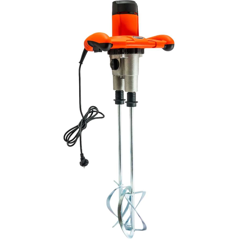 Изображение товара Строительный миксер KINGQUEEN 1800Вт с двумя шнеками и быстрым крепежом