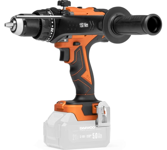 Изображение товара Дрель-шуруповерт ударная аккумуляторная DAEWOO без АКБ и ЗУ DAA 7521Li