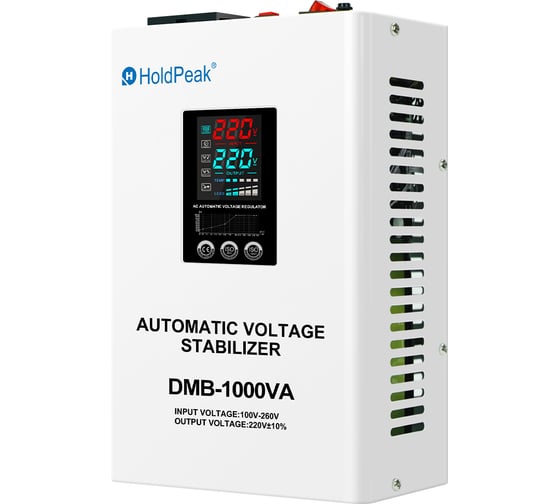 Изображение товара Однофазный стабилизатор напряжения HoldPeak DMB-1000VA