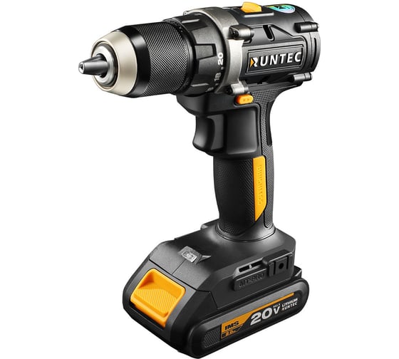 Изображение товара Дрель-шуруповерт аккумуляторная RUNTEC PRO 13 мм,20В, 2*2Ач, 55Нм RT-ID221