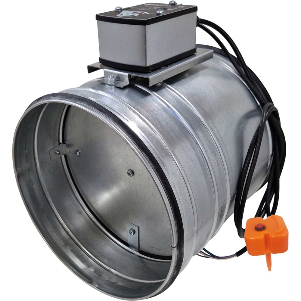 Изображение товара Пожарный клапан TECHNO FKS280 круглый 280мм огнестойкость EI60 с приводом 24В