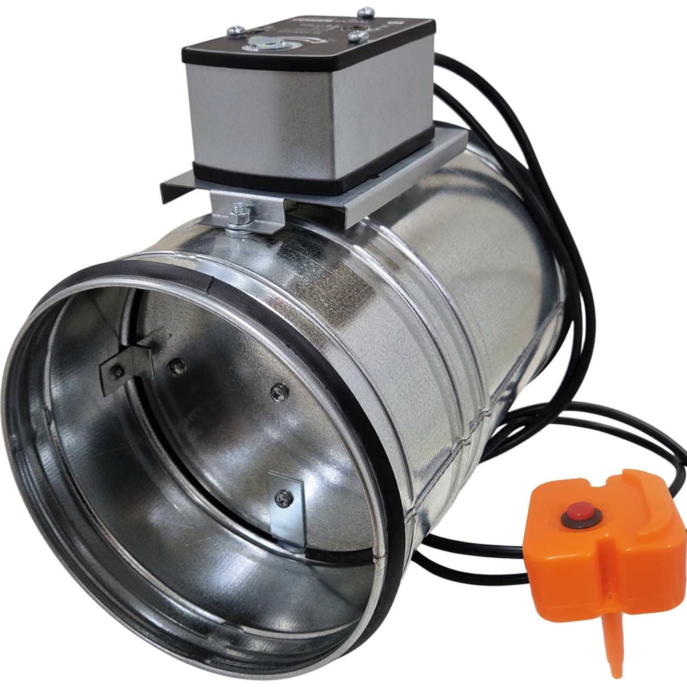 Изображение товара Пожарный клапан TECHNO FKS200 круглый 200мм огнестойкость EI60 с приводом