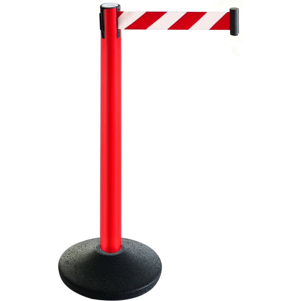 Изображение товара Мобильная стойка ограждения Turbosky МО-8 красная нержавеющая сталь